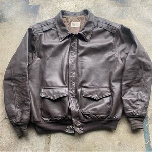 Vintage Branded Garments Bomber Flight Jacket A-2 Air Force